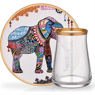 6'lı Glore Tarabya Elephant Çay Seti