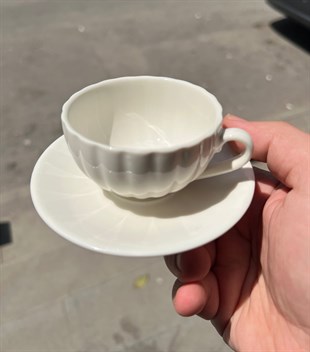 6'lı Pure Porselen Kahve Fincanı Kampanyalı